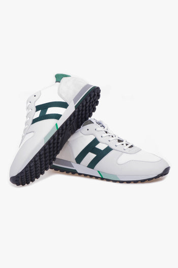 Sneaker H383 in camoscio e tessuto - 4