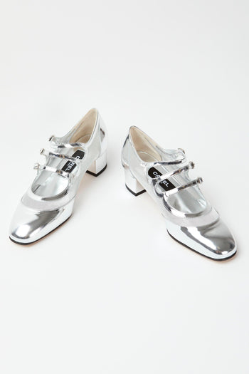 Slingback Silver Donna - 5