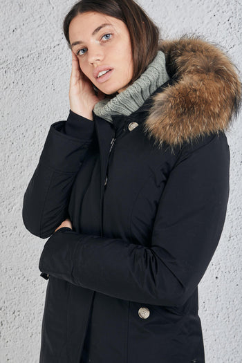 Arctic Parka 2 Tasche Nero Donna - 3