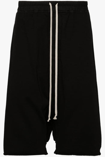 Rick Owens Drkshdw Bermuda Cotone Nero Coulisse - 5