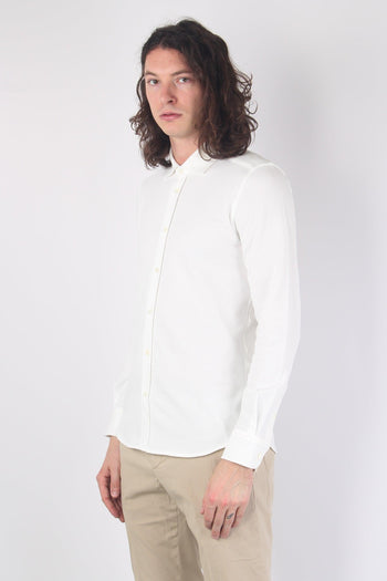 Camicia Piquet Leggera Latte - 7