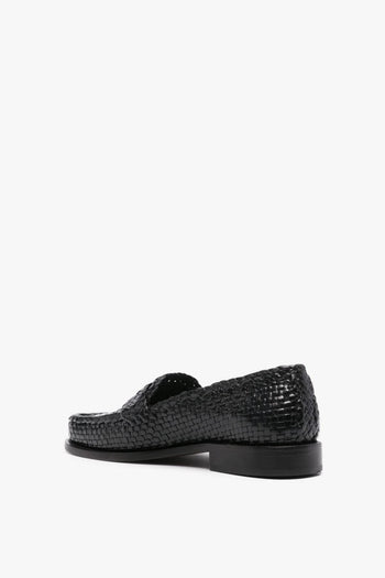 Scarpa Nero Uomo Design Intrecciato - 2