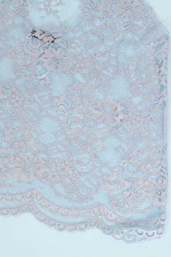 Canotta Pizzo Scavo Dietro Azzurro - 9