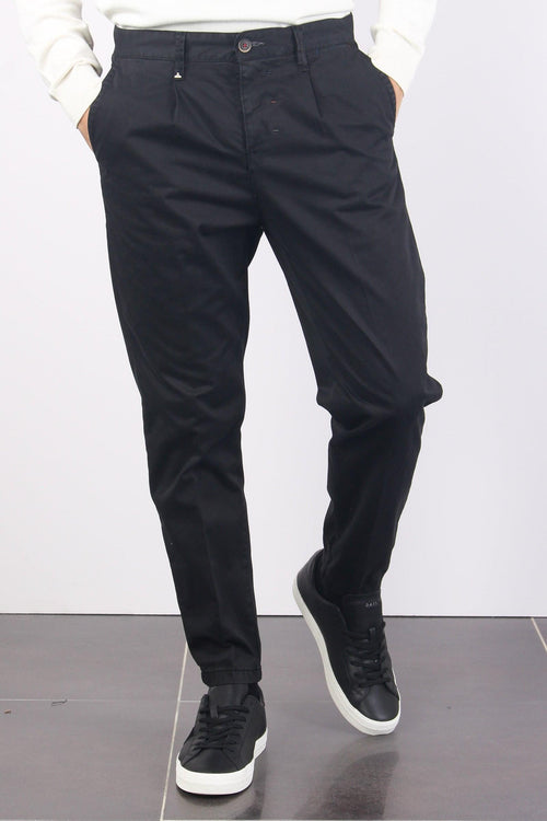 Pantalone Cotone Nero - 2