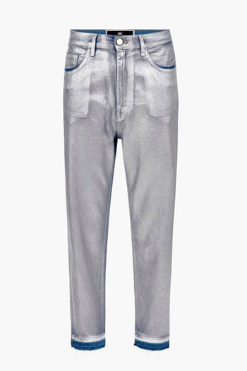 Jeans boyfriend spalmato - 5