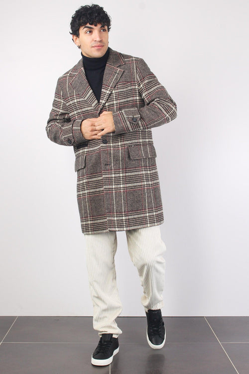 Glasgow Cappotto Bordeaux - 1