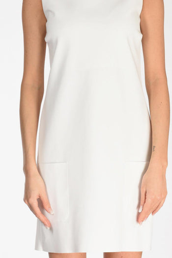 La Petite Robe Abito Jersey Bianco Donna - 3