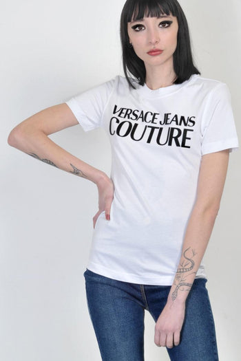 T-shirt bianca con logo - 3