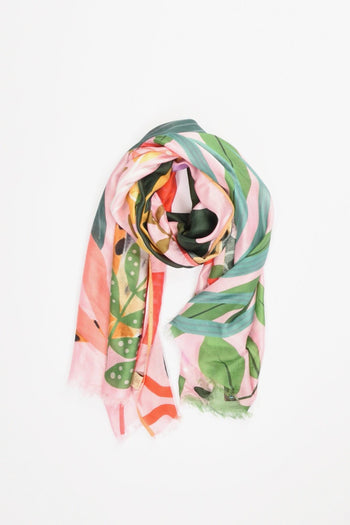 Sciarpa Stampata Multicolor Donna - 2