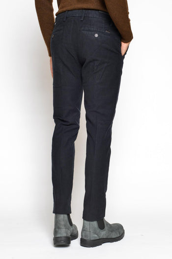 Chinos Regular Fustagno Blu Uomo - 5