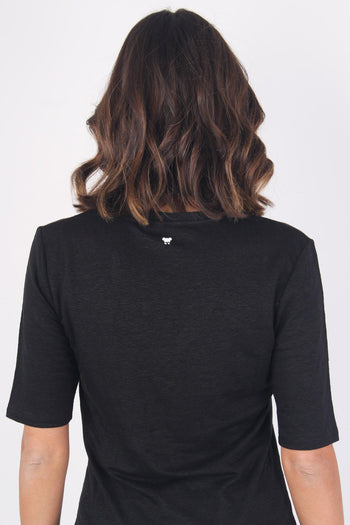 Brunate T-shirt Multilogo Ri Nero - 9