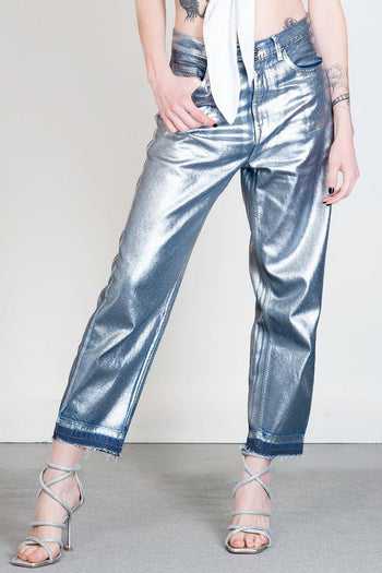 Jeans boyfriend spalmato - 3