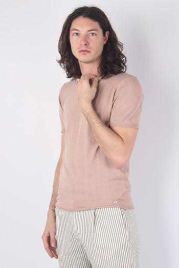 Girocollo Mc Crepe Rosa Antico - 7