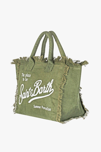 Saint Barth - Borsa grande - 431370 - Militare - 3