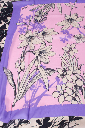 Foulard Stampa Flowers - 6