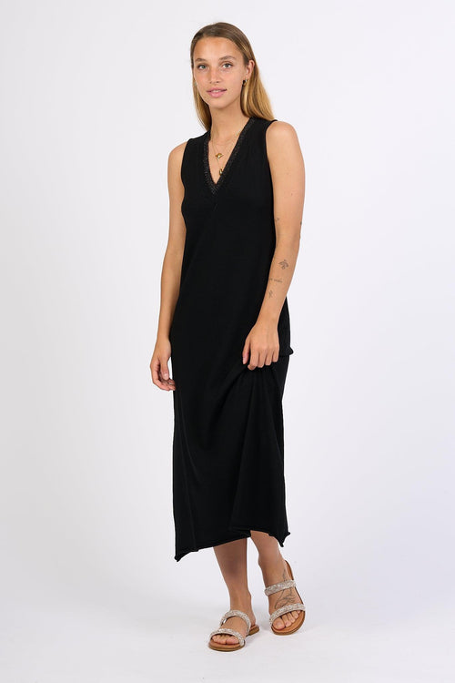 Abito In Maglia Nero Donna