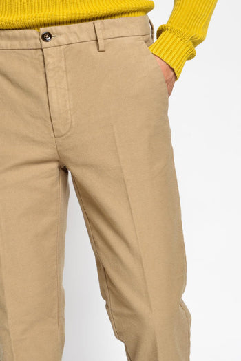 Chinos Regular Fustagno Marrone Uomo - 5