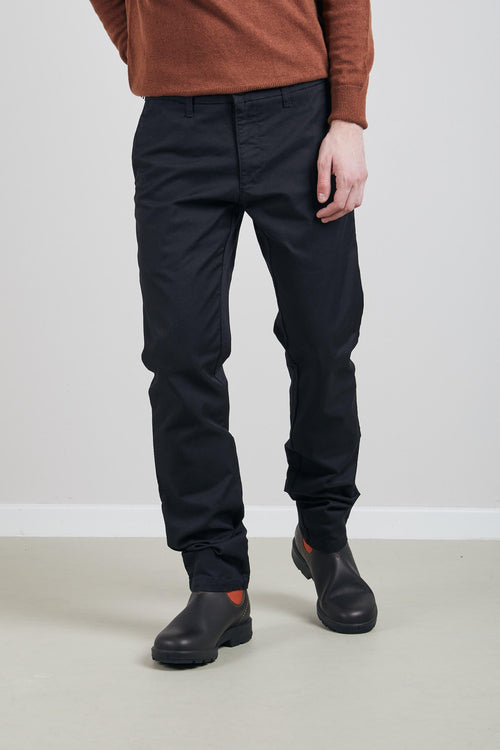 Wip Sid Pant Stretch Twill Nero Uomo - 2