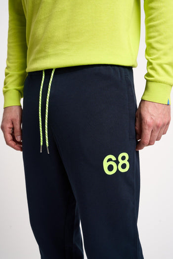 Pantalone fluo in felpa - 4