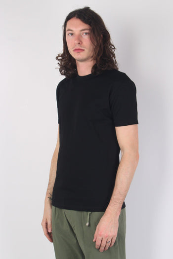 T-shirt Basica Cotone Black - 5