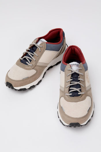 Sneaker Light Taupe Nubuck Uomo - 5