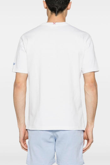 Saint Barth T-shirt Bianco Uomo Stampa Bottiglia Tequila - 3