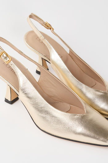 Slingback Lam Platino Donna - 3