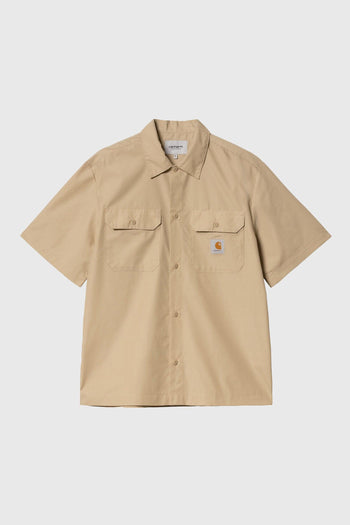 Wip S/s Craft Shirt Beige Uomo - 4