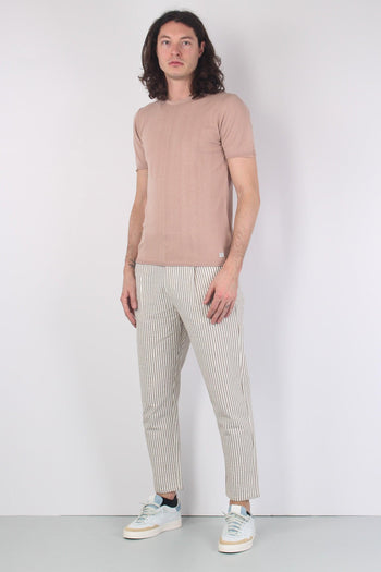 Girocollo Mc Crepe Rosa Antico - 4