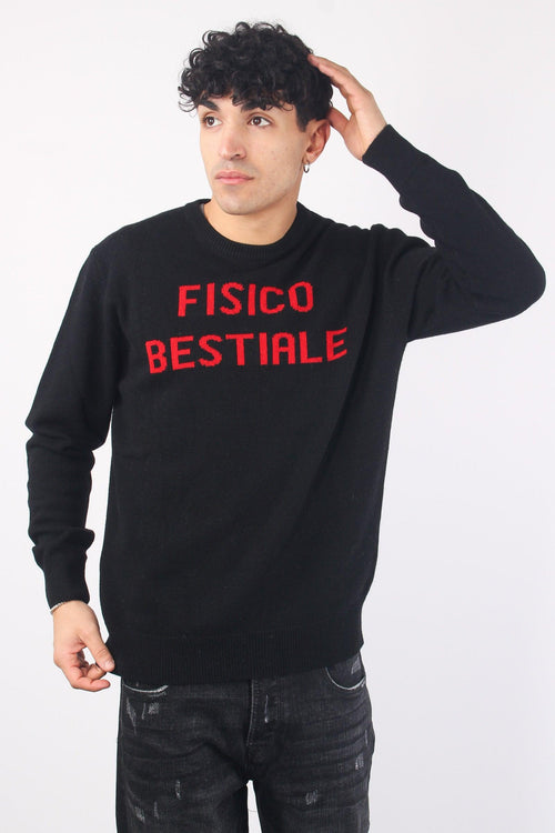 Girocollo Scritta Bestiale