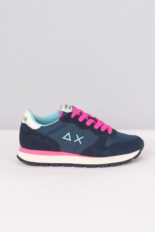 Sneaker Ally Solid Nylon Navy Blue