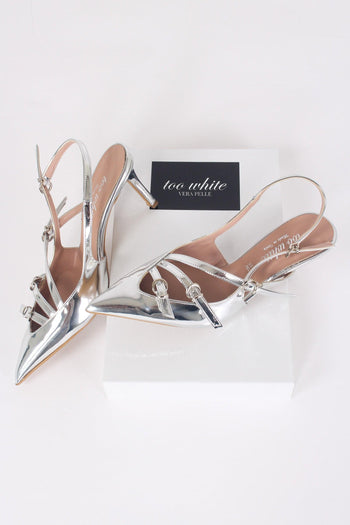 Sandalo Tacco Multifibbia Vern Argento - 2