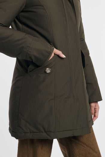 Artic Raccoon Parka Verde Donna - 6