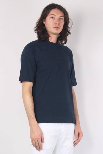 T-shirt Raglan Jersey Blu Navy - 4