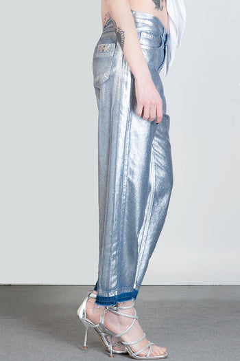 Jeans boyfriend spalmato - 4