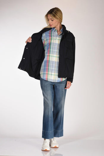 Field Jacket Blu Donna - 6