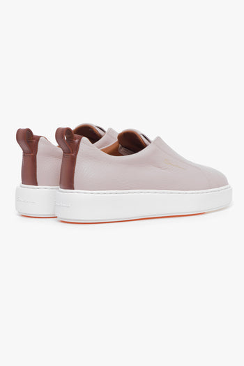 Sneaker slip-on in pelle martellata - 3