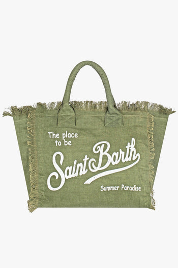 Saint Barth - Borsa grande - 431370 - Militare - 4