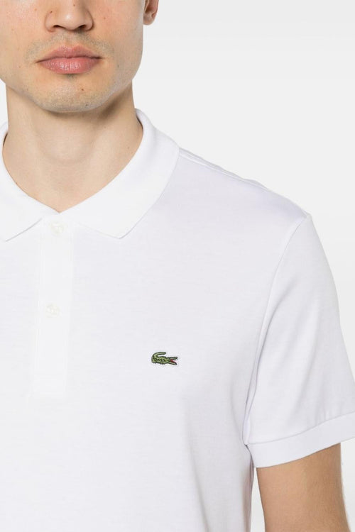 Polo Bianco Uomo con applicazione