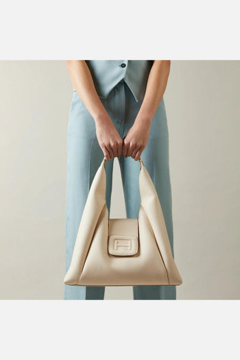 Borsa Sacca Avorio Donna - 3
