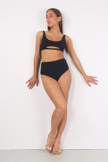Jade Costume Slip Vita Alta Nero - 5