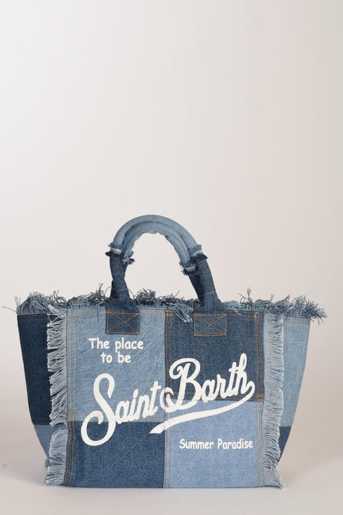 Saint Barth Borsa Denim Blu Donna