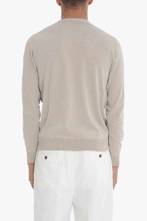 Maglia Beige Uomo maniche lunghe - 2