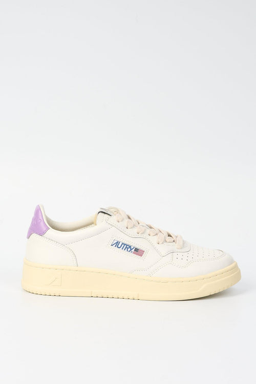 Sneaker Medalist AULW-LL59 Bianco/lilla Donna