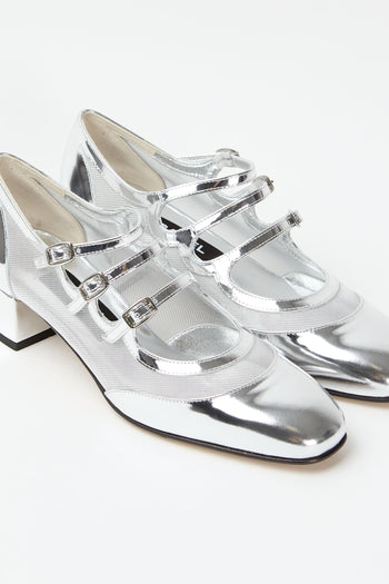 Slingback Silver Donna - 3