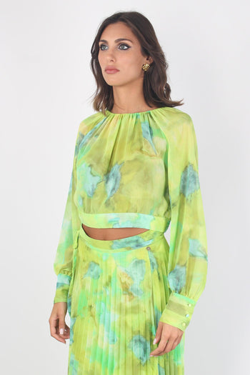 Casacca Corta Fantasia Green Shaded - 5