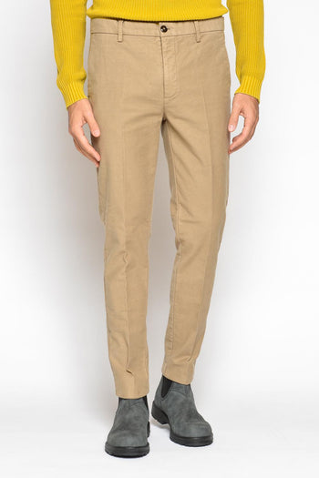 Chinos Regular Fustagno Marrone Uomo - 3