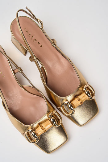 Slingback Oro Donna - 3