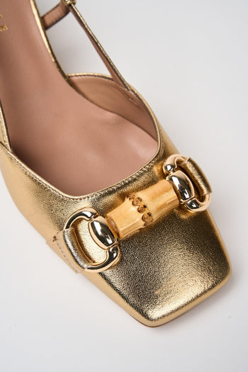 Slingback Oro Donna - 4