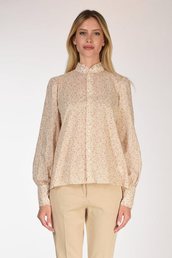 Camicia Fiori Beige/rosa/multicolor Donna - 2